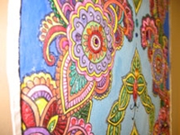 craftster Colorful Mehndi Tapestry